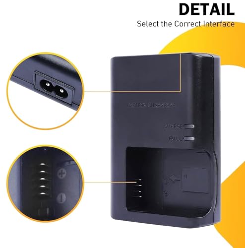 Image of LP-E12 /LC-E12E Battery Charger for Canon SX70 HS, Rebel SL1, EOS-M, EOS M2, EOS M10, EOS M50, EOS M100 Mirrorless Digital Cameras