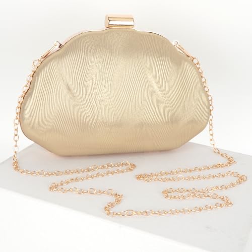 Image of Women Seashell Evening Bag Purse Mermaid Chain Strap Clutch Handbag Shoulder Bag | Seashell