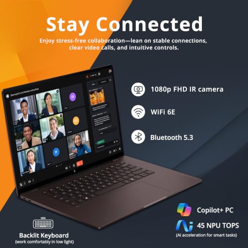 Image of HP OmniBook X 16 inch 2K OLED Touch Laptop, Snapdragon X Plus X1P-42-100, 16GB RAM, 5TB Storage (4TB SSD+1TB Docking Station), Adreno Graphics, Copilot+ PC, Backlit, Win 11 Home, Deep Espresso