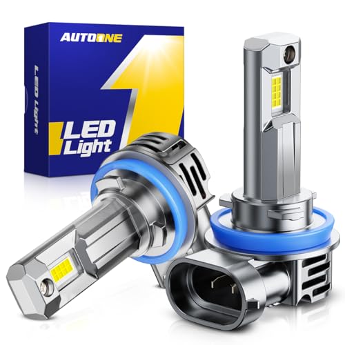 Image of AUTOONE 2026 Upgraded H11 H8 H9 Fog Bulbs, 1000% Bright 50000 Lumens