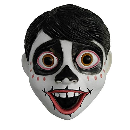 BBBL Coco Miguel Mask Skull Hector Rivera Mask Hot Anime Cartoon Movie Cosplay Props Latex Red