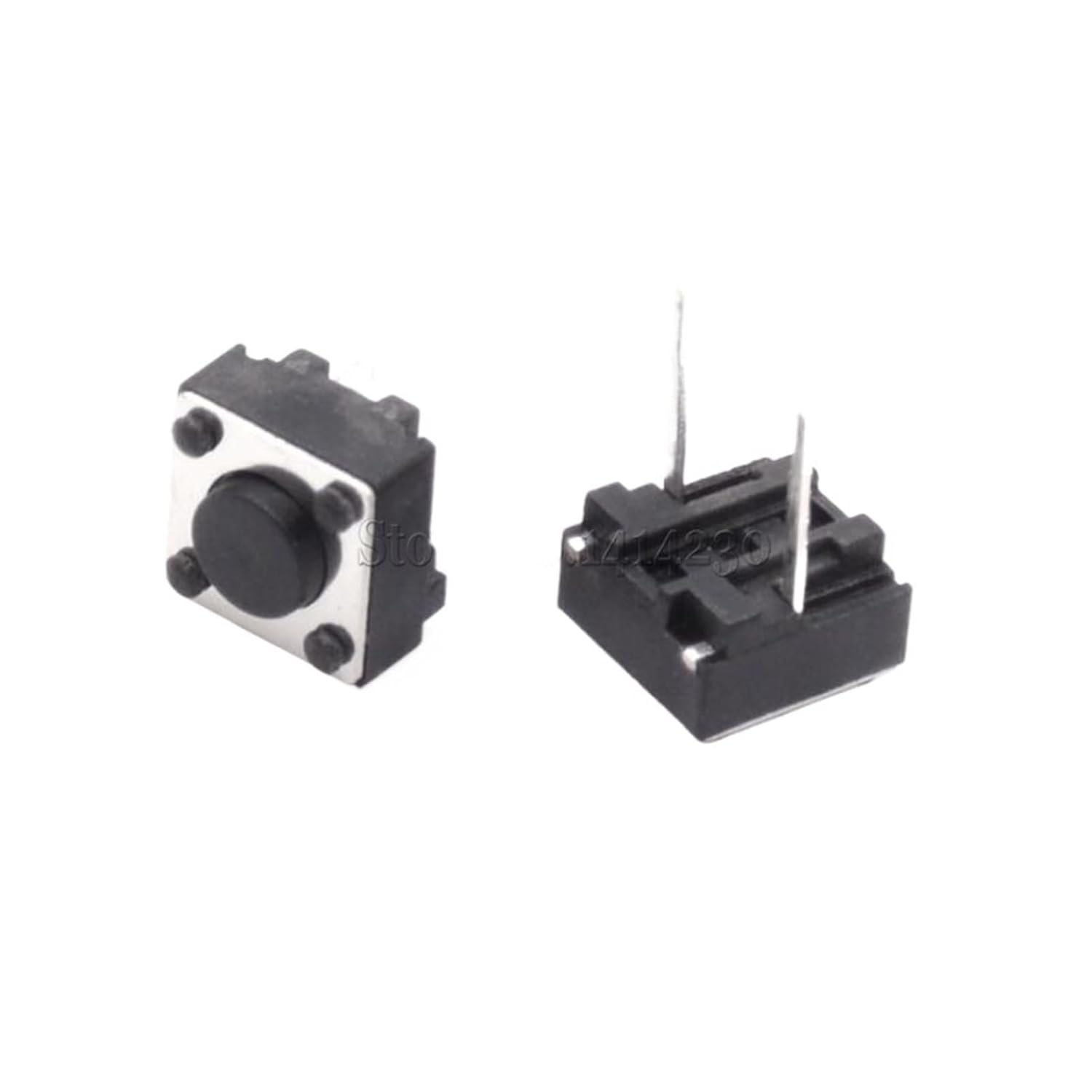 100Pcs Tactile Switch Momentary Tact 6x6x4.3 6 * 6 * 4.3mm Middle pin 2pins