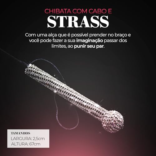 Chibata Com Cabo Em Strass - Coleção Fetiche Lovetoys