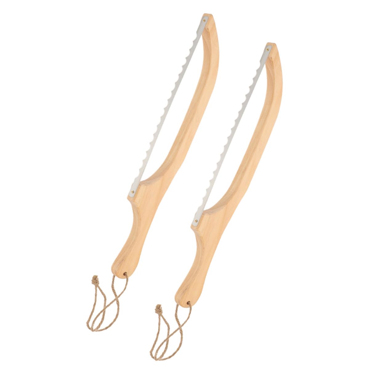 Cabilock 8piezas Cortadora De Pan De Madera y Acero Inoxidable Herramienta De Corte Para Pan Casero De Duradera y Fácil De Limpiar Para Repostería y Cocina