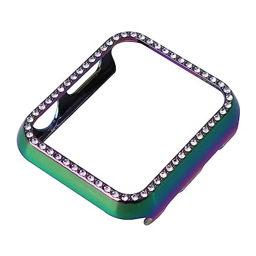 Housoutil Watch Accessories Glitter Bird Cage Wood Watch Covers Rhinestone Watch Bumper Bling Watch Wood Earring Blanks Watch Protective Case Womans Watch Sparkly Watch Case Camera Dial Miss