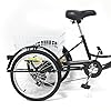 20 Inch Adult Tricycle for Seniors Bicycle 8 Gears 3 Wheel Tricycle Bicycles Cruise Tricycle Trike for Adult and Seniors #3