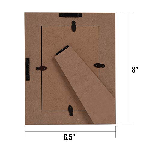 Prinz Homestead 4-Inch By 6-Inch Rustic Wood Frame In Distressed Finish, Gray #TOP2