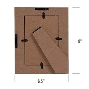 PRINZ Homestead 4 Inch by 6 Inch Rustic Wood Frame in Distressed Finish Gray