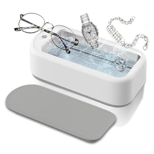 KORIX Ultra Sonic Jewellery Cleaner, Ultrasonic Cleaner Machine, Ultrasonic Glasses Cleaner, 360° Professional Low Noise Portable USB Cleaning Machine for Glasses Jewelry (A1B1)