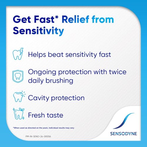 Image of Sensodyne Toothpaste Rapid Relief | Fast Sensitivity Relief Tooth Paste Pack of 1-80g | Fresh Taste | Dentist Recommended