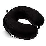 Orly Memory Foam Travel Pillow, U Shaped Neck Pillow, Ultra Soft Comfortable Cushion for Neck Support, Super Lightweight Portable Headrest, Machine Washable, Great for Airplane Chair, Car, and Bed