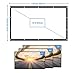 Tiardey 60 Inch 16:9 HD Projector Screen Indoor Outdoor Portable Foldable Screen Projector Movies Screen for Home Theater Support Double Sided Projection - Thickened soft curtain