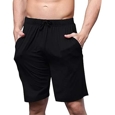YAOMEI Herren Schlafanzughose Hose Shorts kurz Cover
