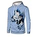 Produktbild Hniunew Kapuzenpullover Herren Hoodie Langarm Sweatshirts Wolf Totem Drucken Laufender Pullover 3D Tierischer Pullover Kapuzensweatshirt Sweatjacke MäNnersweat Hoody Strickjacken