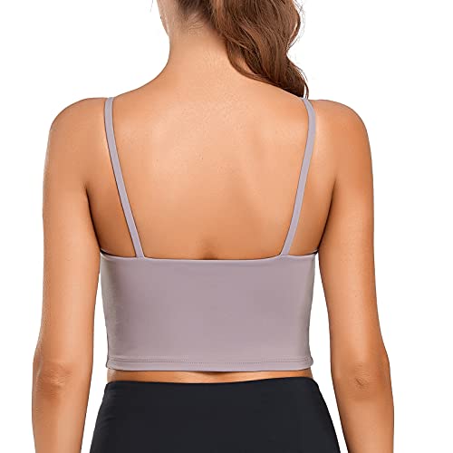 Image of Lemedy Women Padded Sports Bra Fitness Workout Running Shirts Yoga Tank Top