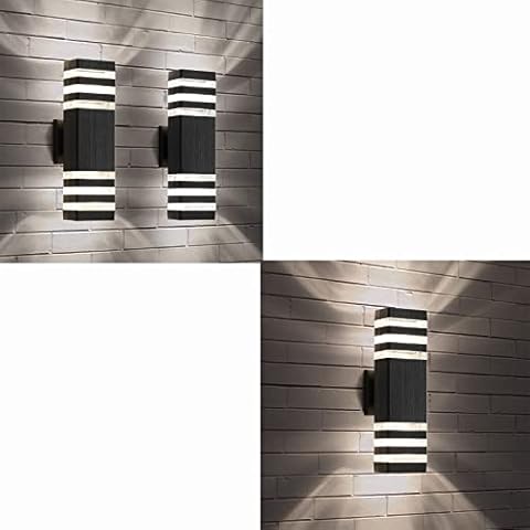 tewei 3 Tiers Outdoor Wall Lights Exterior 3-Pack Cover