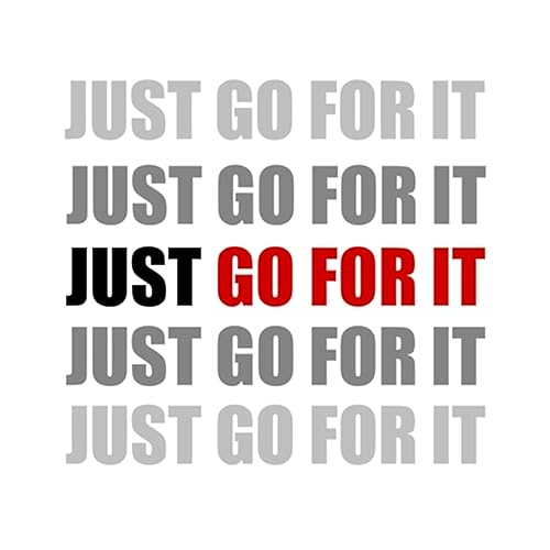 Couverture de Just go for it