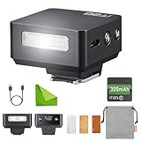 Godox iT20 F Kamera Blitz für Fujifilm, iT20F TTL Mini Blitzgeräte mit Magnetfarbfilter, 700+ Blitze, 1,5s Recycling, Kompatibel mit Fuji X100VI GFX100RF XS20 XS10 XT30 II XT5 XM5 GFX50 (Schwarz)