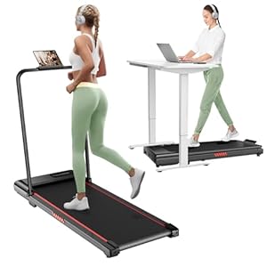 Walking Pad with Handle, 3.0HP Walking pad Treadmill, 3 in 1 Portable Under Desk Treadmill for Home,Treadmil with Handle Bar,Small Treadmills,Foldable Treadmills with Remote Control,LED Display