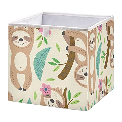 Contenedores de almacenamiento para casa abierta, organizadores de cubos plegables, bonitos contenedores de almacenamiento para ropa o juguetes para niños