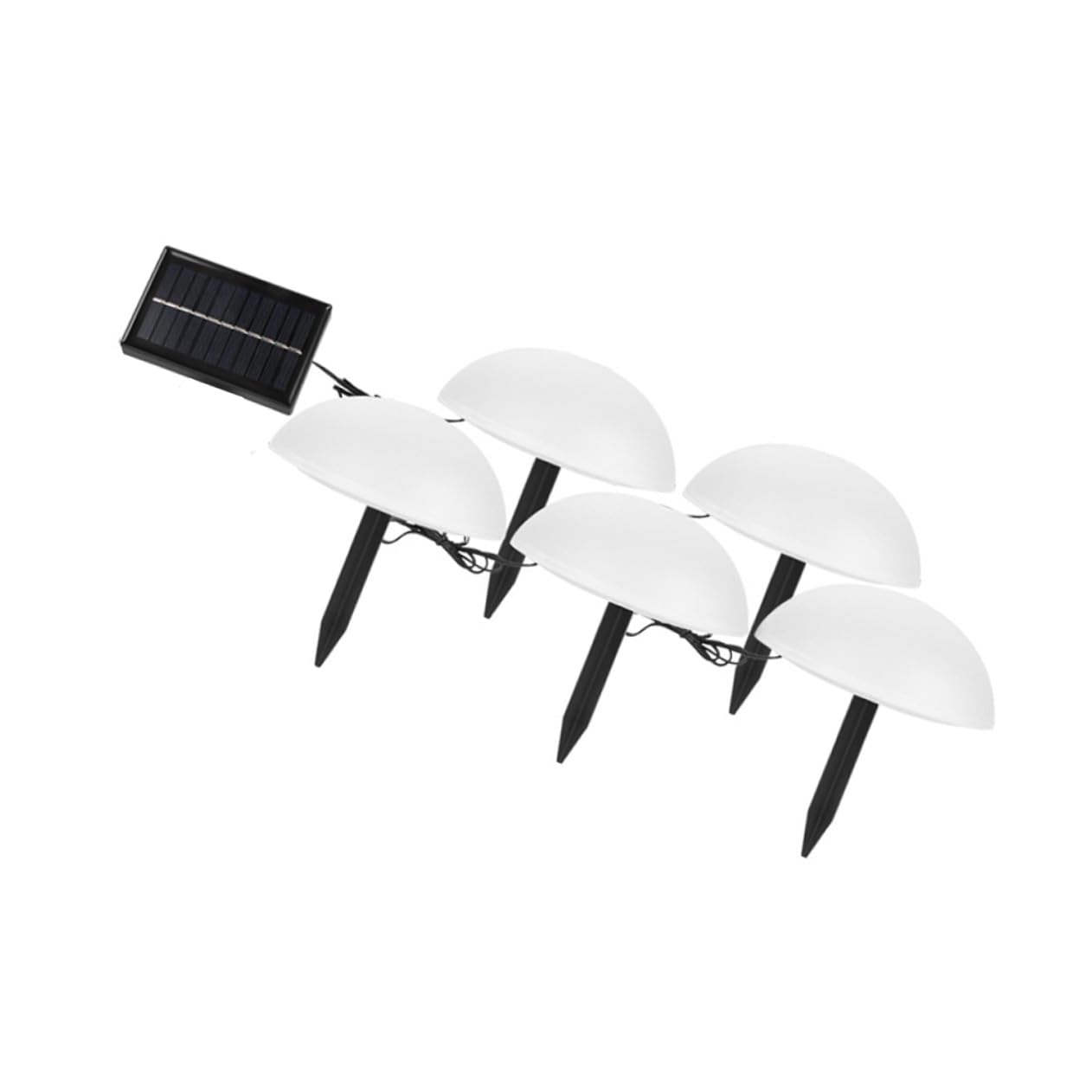 KOMBIUDA Solar Hemisphere Outdoor Garden Light Solar Lawn Lamp for Landscape Decoration Warm Glow