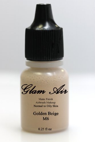 "June Glow Collection" Set Of Six (6) Shades Of Glam Air Airbrush Matte Makeup Foundation, Airbrush Blush And Airbrush Eye Shadow Water-Based Formula Last All Day (For All Skin Types)0.25Oz Bottles #TOP6