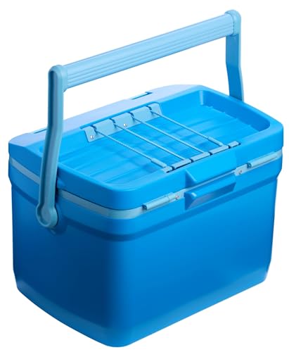 Image of Stanley Adventure Outdoor Cooler 16 qt | Heavy Duty Outdoor Camping Cooler with Easy Carry Top Handle | 36 Hour Cooling Ice Chest for 21 Cans| BPA-Free | Azure