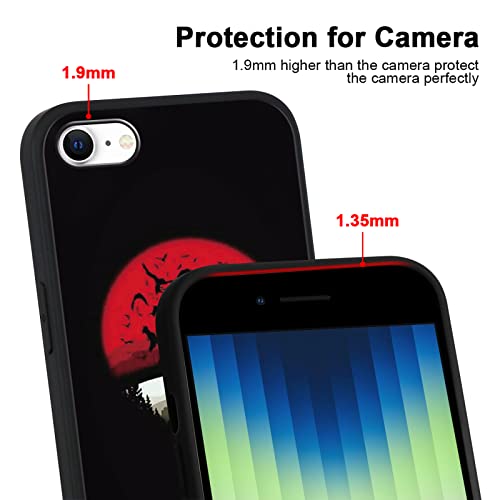 Fojebmel 2 Pack Japanese Anime Phone Case For Iphone 8/7/Se 2020 2Nd/Se 2022 3Rd Generation Case 4.7",Cool Manga Design Pattern,Cartoon Silicone Cases For Men Boys Women Girls,Soft Funda Para Iphone8 #TOP3