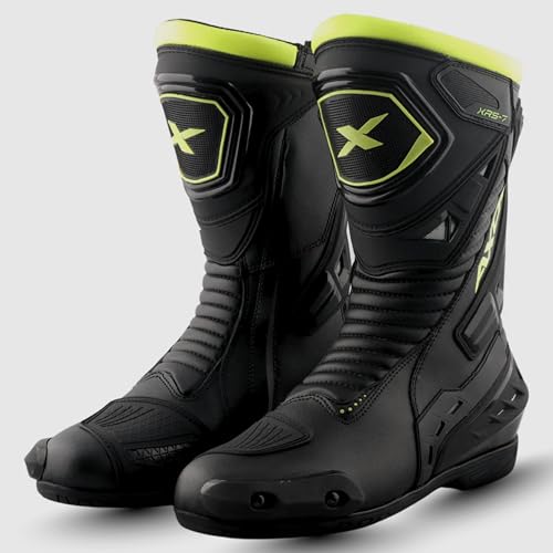 Image of Axor Slipstream PRO Riding Boots Black Neon Green UK10