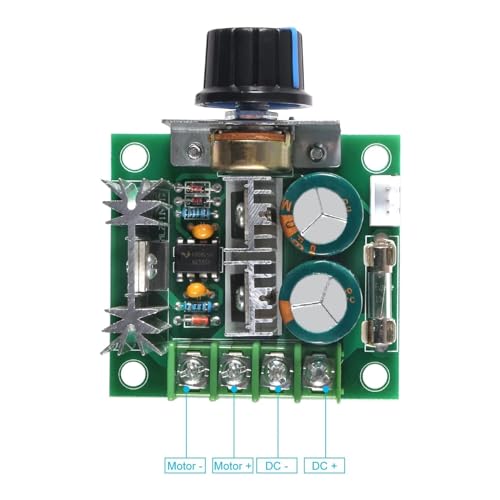 Regulador de velocidad variable DC para evitar tirones en motores 5