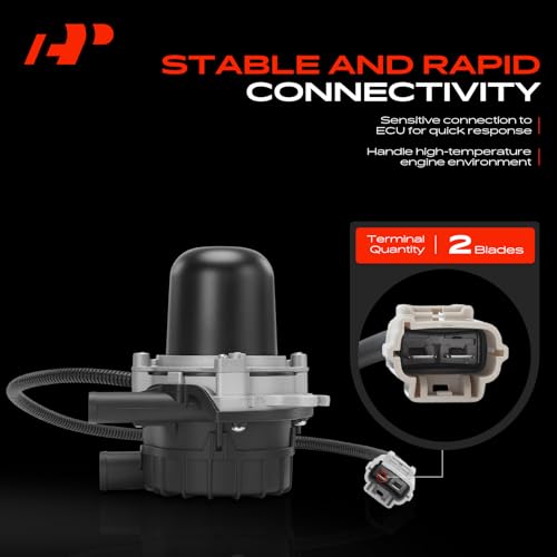 A-Premium 2 PCS Secondary Air Injection Pump Compatible with Toyota Tundra 2007-2013, Sequoia 2006-2012, Land Cruiser & Lexus LX570 2008-2011/2013, 4.6L 4.7L 5.7L, Replace# 17610-0S010, 10200231AA by A-Premium - Image 4