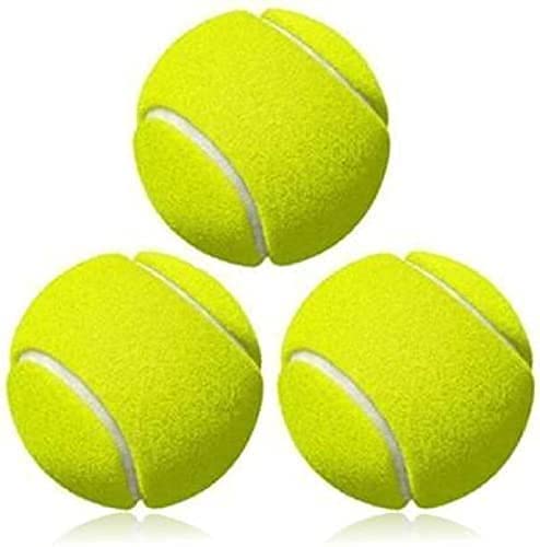 Image of GIRLYZ Attire Cricket Ball Light Weight | Made for Cricket Training | Tennis Training, (Green Rubber Ball(Pack of 3 Ball))