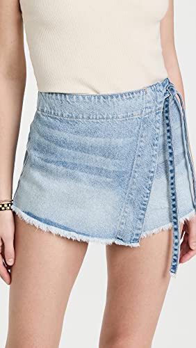 Free People Women's Emmy Denim Skort2