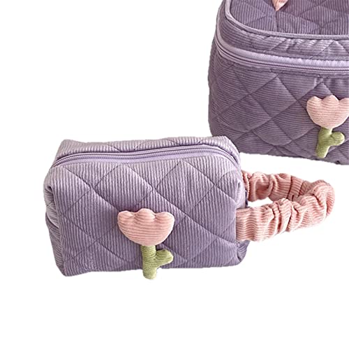 Trousse de toilette femme grande capacité travel cosmétique sac de rangement plum