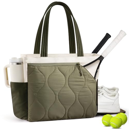 Sucipi Tennis Gym Bag - Tennis Tote Bag Holds 2 Rackets