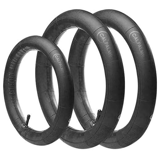 16'' Back and 12.5'' (2+1) Front Wheel Replacement Inner Tubes | Compatible with BoB Stroller Tire Tube Revolution SE/Pro/Flex/SU/Ironman - Made from BPA/Latex Free Premium Quality Butyl Rubber