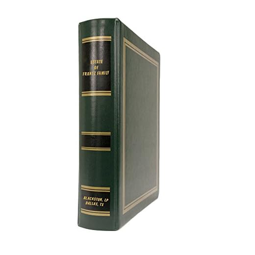 Estate Portfolio with Estate of Client’s Name and Firm Name Gold Lettered on The Binder, Includes 27-Part Estate Planning Index, from Blumberg, Emerald Binder