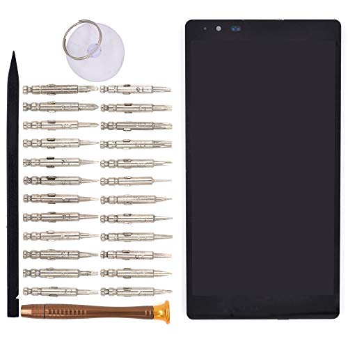 Image of LCD Digitizer Assembly with Front Housing for LG X max K240(Black)