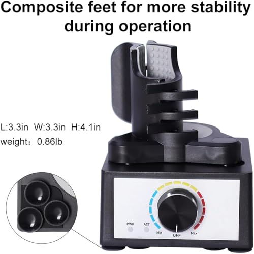 Mini mezclador Vortex, funcionamiento manos libres con 3 velocidades ajustables, 300 ~ 2400 rpm, ideal para mezclar pintura, esmalte de uñas, muestras de laboratorio, pinturas acrílicas y adhesivos de