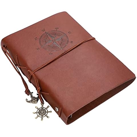 Cuaderno de Cuero Hilloly Retro Cover