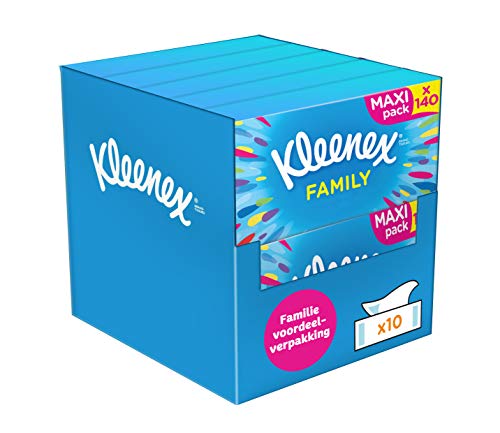 Kleenex Family tissues - 1400 tissues - 10 x 140 stuks - Voordeelverpakking - Image 3