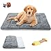TVMALL Tapis pour Chiens Réversible Matelas Chats Portable Coussin de Voyage Lavable Couverture de Chien Doux et Confortable aux Petits, Moyens et Grands Chiens, Gris (50x40cm)