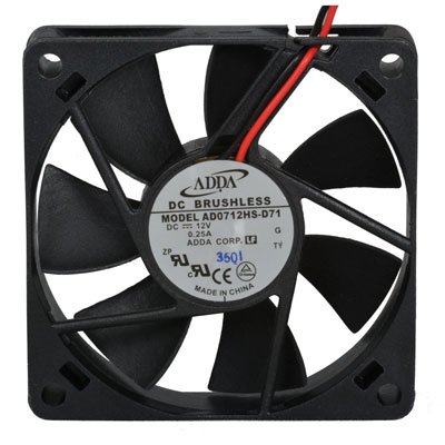 Ventilateur sans balais 12V DC 70mm Adda AD0712HS-D71 de rechange informatique