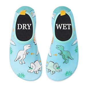 Water Shoes for Kids,Swim Shoes Boys Color Changing Cartoon,Girls Beach Shoes,Toddler Aqua Socks Zapato de Agua para Niños