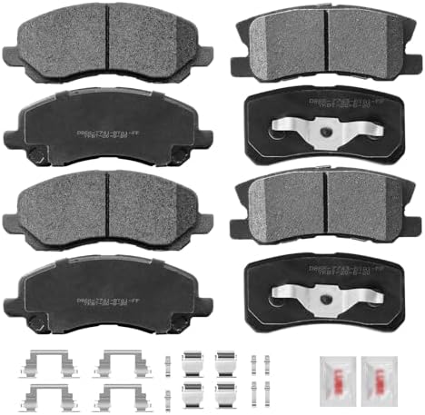 A-Premium Front & Rear Ceramic Disc Brake Pads Set Brunei