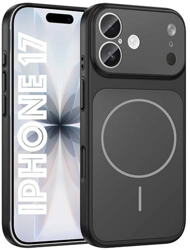 Image of SHINESTAR Converter Case for iPhone 17 | Premium Protective Mag-Safe Cover | iPhone 17 Pro / 17 Pro Max Series Style Design | in-Built Camera Guard | Wireless Charging Compatible - Black