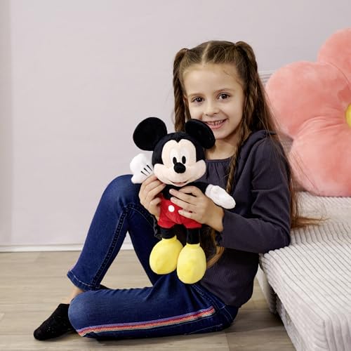 Simba 6315870225 - Disney Mickey Mouse, 25cm Plüschtier, Kuscheltier, Micky Maus, ab den ersten Lebensmonaten