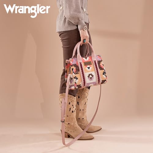 Image of Montana West Wrangler Boho Tote Bag Aztec Top Handle Handbags and Purses