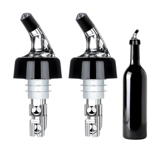 Flaschenausgießer - 30ml Quick Shot Spirituosen-Dosierer | Automatischer Messausgießer | Bar-Ausgießer Für Getränke Wein Cocktail Alkohol-Spender, Edelstahl-Zubehör Für Quantitative Dosierkontrolle