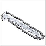 ★ [Buen material] - Forjado de acero al carbono, tratado térmicamente, lo suficientemente rígido, resistente al desgaste. Dientes de corte cóncavo para un mejor agarre, fáciles de afilar si es necesario.